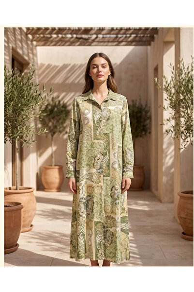 Park Moda قميص نسائي بوهيمي غير متماثل بنمط عرقي