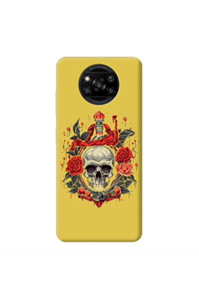 Other Xiaomi Poco X3 /X3 Pro Flower head Yellow Colored Silicone TPU Θήκη