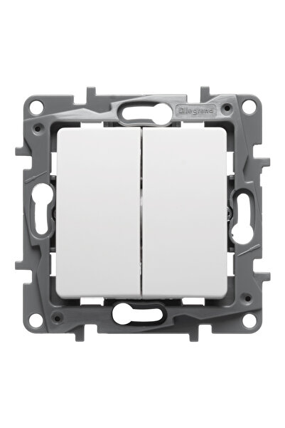 Legrand Mecanism Intrerupator Dublu 10A, SALBEI 767106,