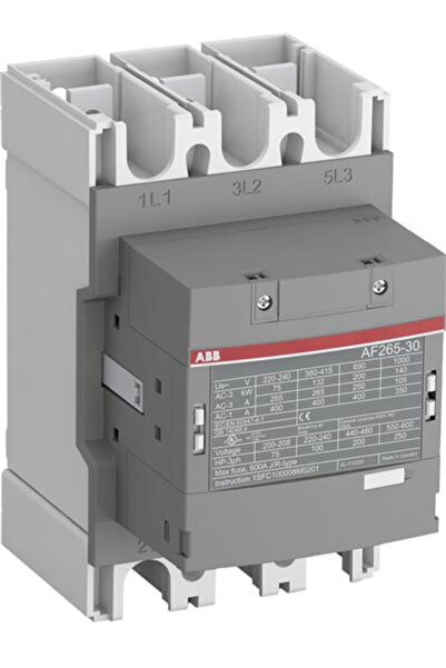 ABB Contactor 100-250V 50Hz AF265-30-00-13, ABB, CONTACTOR INDUSTRIAL