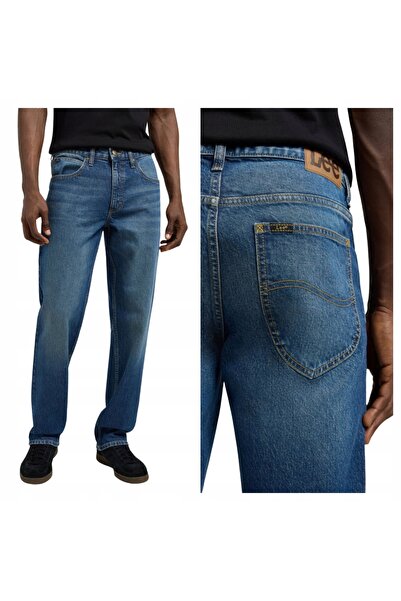 Lee Blugi Barbati, Lee, Stil West Deacon, W32-L32 US, Albastru, Slim Fit, Bum...