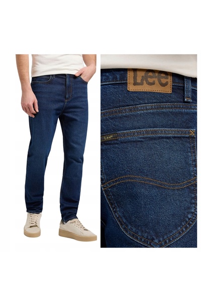Lee Blugi Barbati, Lee, Style Austin, W31-L32 US, Albastru, Regular Fit, Bumb...
