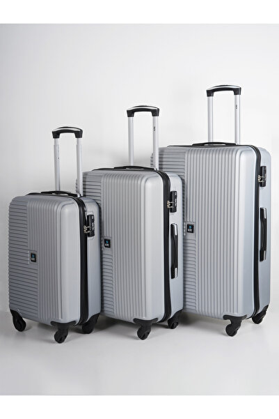 KTMC 3-Piece Luggage Set, ABS Material, Lightweight, 360° Rotated 4-Wheels, T...