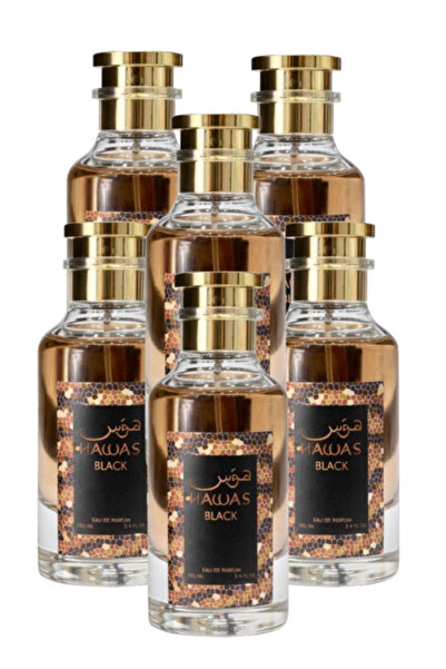 Hawas 6 Pieces Black Perfume 100ML