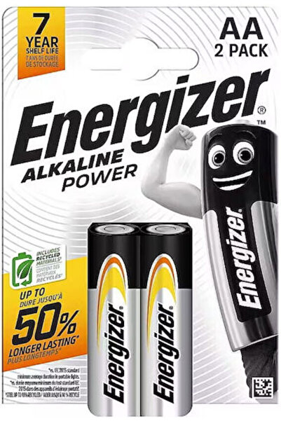 Energizer Alkaline Batteries AA 1.5V 2pcs Code: 01.001.0175