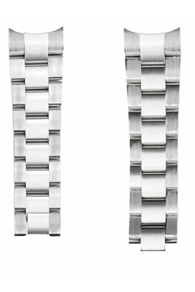 Bobroff Μεταλλικό Ασημένιο Βραχιόλι 20mm