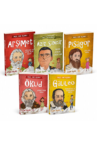 dokuzyayinlari Çocuklar İçin Bilim İnsanları 5 Kitap Seti - Arşimet, Aziz San...