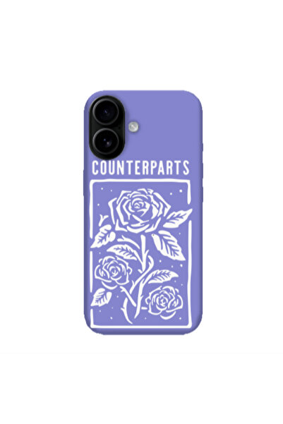 Other Apple Iphone 16 plus Counterparts Purple Colored Silicone TPU Θήκη