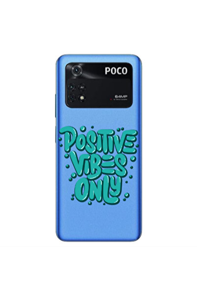 Other Xiaomi Poco M4 Pro 4G Positive Vibes Only Transparent Silicone TPU Θήκη