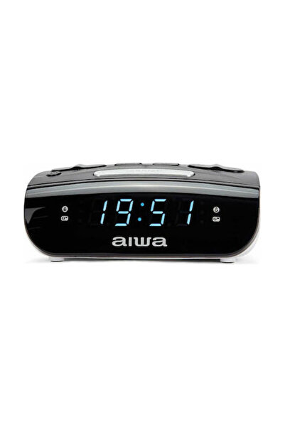 Aiwa Επιτραπέζιο Ψηφιακό Ρολόι με Ξυπνητήρι & Ραδιόφωνο Μαύρο CR-09J