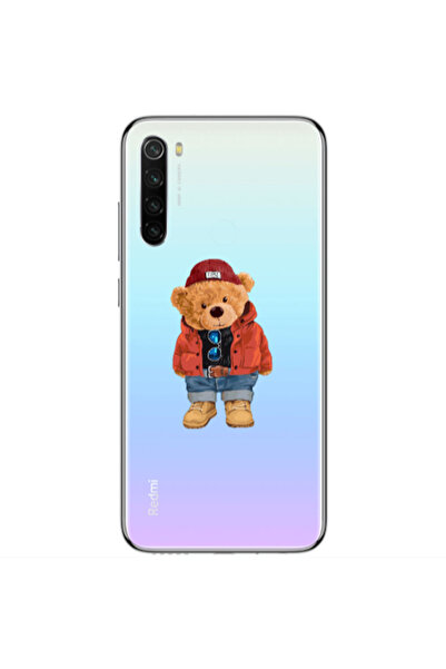 Other Xiaomi Redmi Note 8 Bear in a hat Transparent Silicone TPU Θήκη