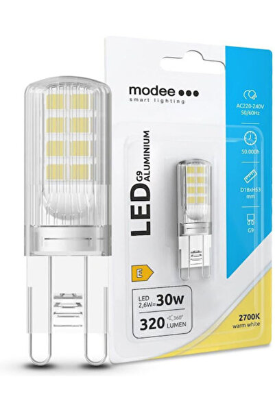 Other Modee Lighting Λάμπα LED 2.6W για ντουί G9 Θερμό Λευκό 320lm Κωδικός: 4...