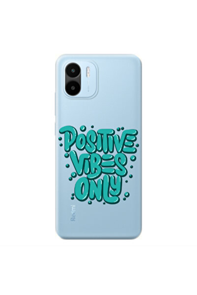 Other Xiaomi REDMI A2 Positive Vibes Only Transparent Silicone TPU Θήκη