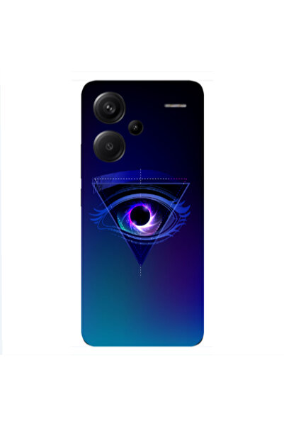 Other Xiaomi Redmi Note 13 Pro+ 5G Triangular blue eye Transparent Silicone T...