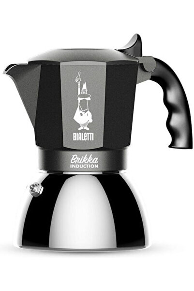 Bialetti Καφετιέρα εσπρέσο για εστίες για 4 φλιτζάνια, γκρι