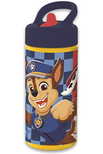 OEM Παιδικό Μπουκάλι Νερού Paw Patrol Πλαστικό με Καλαμάκι