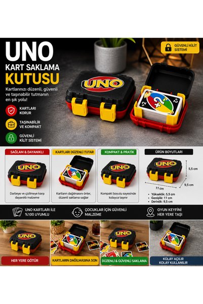 DNS 3D UNO Kart Saklama Kutusu - V2
