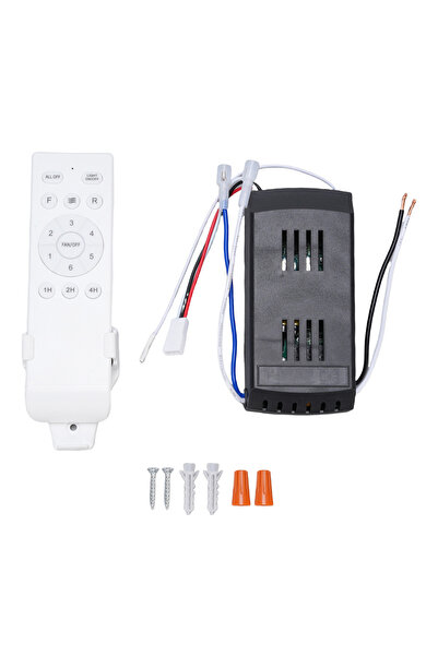 Choice black Ceiling Fan Controller Receiver 6 Speeds Ceiling Fan Light Remot...