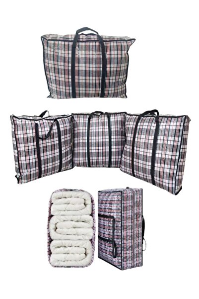 Generic 4 Pack Extra Large Heavy Duty Nylon Storage Bags, Reusable Foldable M...