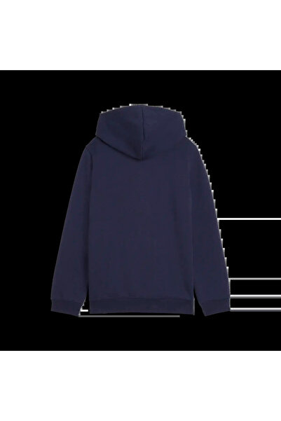 Puma ESS Logo Full-Zip Hoodie FL Lacivert Erkek Sweatshirt