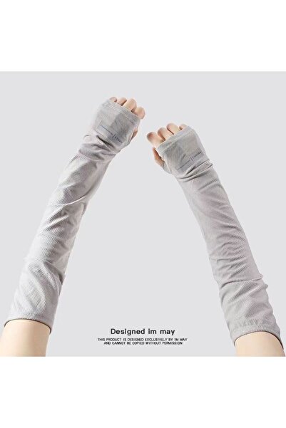 Choice8 L-light grey Summer Ice Silk Sunscreen Mask For Men Women Outdoor Cyc...