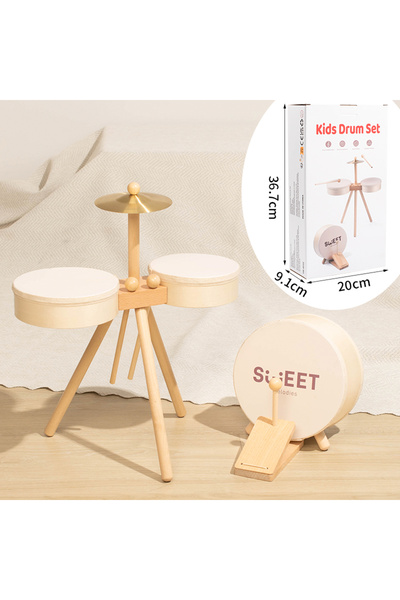 Choice With Pedal Drum Kids Drum Set Musical Toys for Boy Girl Music Toys Edu...