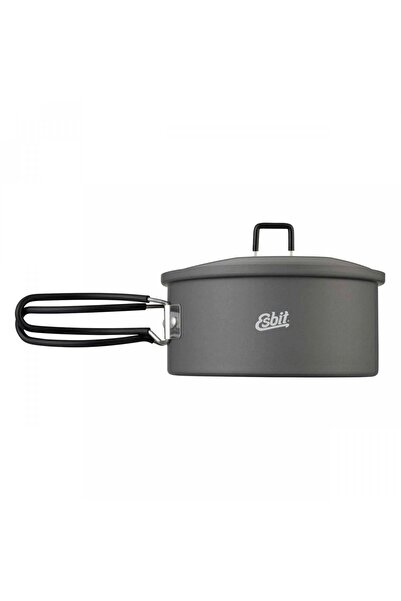 Esbit Cratita Esbit, din aluminiu, 1100 ml, gri, cu capac si husa