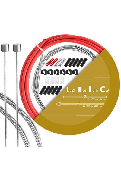 OEM Set Cabluri Schimbător Bicicletă Universal Durabil Rezistent 2500 mm