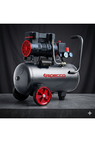 Specco SPC 50 Ultra Sessiz ve Yağsız Hava Kompresörü - 50 Litre 2 HP
