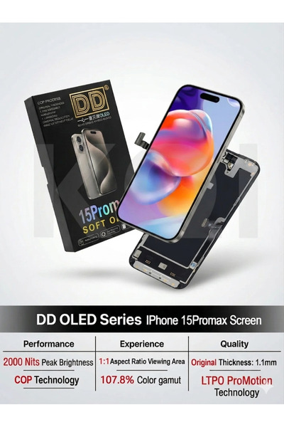 REPART DD iPhone 15 Pro Max SOFT-OLED Ekran
