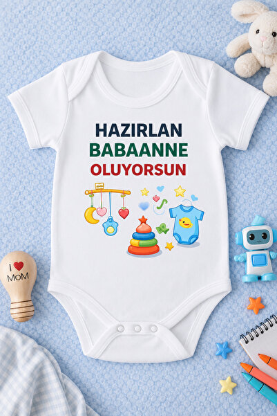 EYDUBABY قم بتجهيز نفسك بقميص داخلي قطني مطبوع عليه عبارة "تصبحين جدةًا أو جد...