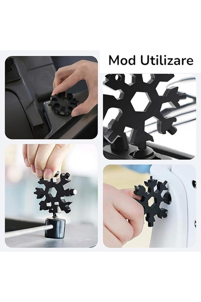 OEM Πολυεργαλείο Snowflake 8 σε 1, επισκευή ποδηλάτου, σφίξιμο βιδών, διάμετρ...