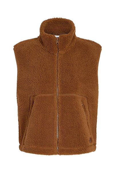 Noisy May Vestă NMMASEY din fleece tip teddy