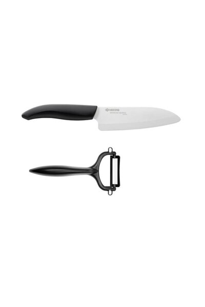 KYOCERA Set cutit/curatator, Kyocera, Inox, Argintiu/Negru