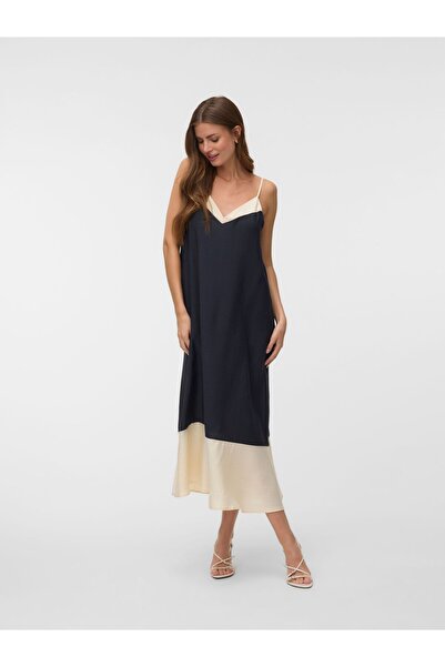 Vero Moda Kleid VMKENISE Langes Kleid