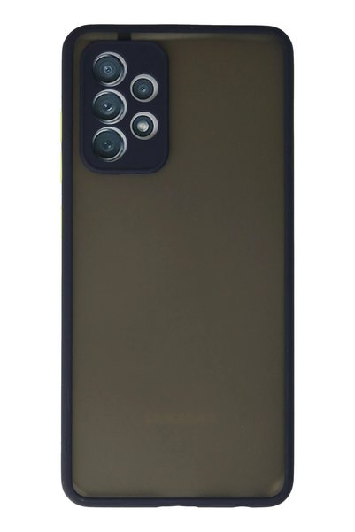 New Face غطاء سيليكون مونتريال لهاتف جالاكسي A52 من SPT-GLD (162834) - أزرق داكن