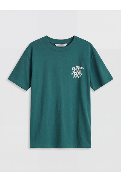 LC Waikiki Tricou de băieți cu guler rotund și imprimeu