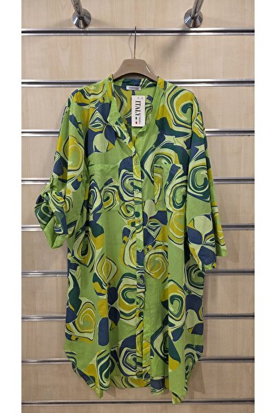 Park Moda Rochie cămașă scurtă italiană 100% bumbac