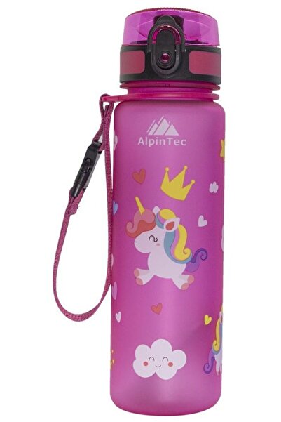 ALPINPRO Πλαστικό Παιδικό Μπουκάλι 500ml Ροζ Μονόκερος (C-500PK-UN)