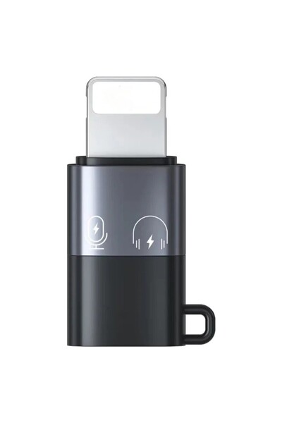 comse Yaka Mikrofonları Için Lightning Dönüştürücü (Mic Mini Uyumlu)