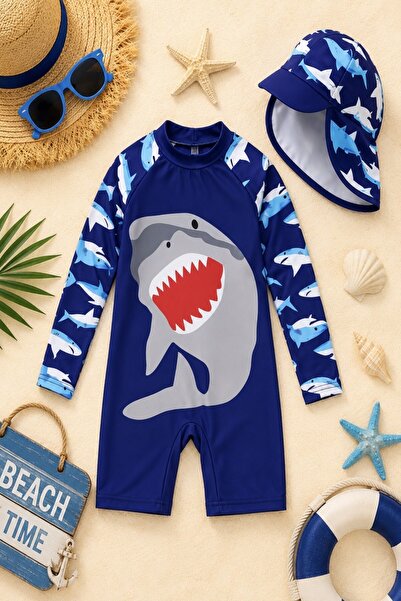 DeKuBaby New Season Cute Character Printed Uv Protected Boneli Quick-Drying F...