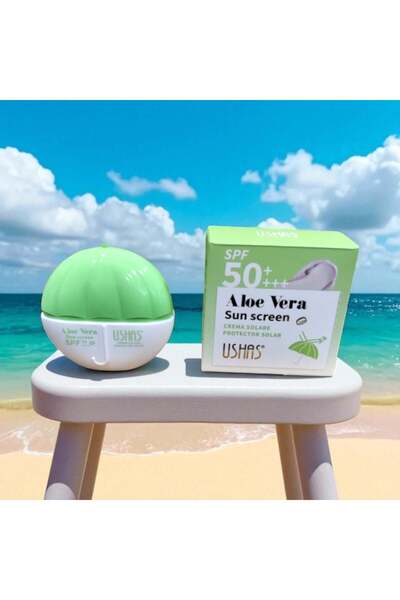 Ushas Cremă Solară cu Aloe Vera SPF 50+
