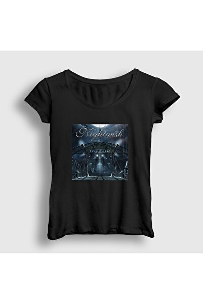 Presmono Women's Black Imaginaerum Metal Nightwish T-Shirt 612326Tt