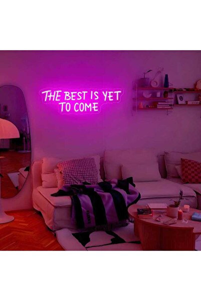 Slasa Be Naked When You Get Home LED Neon Sign 48×40 cm, Pink, with 6mm Acryl...