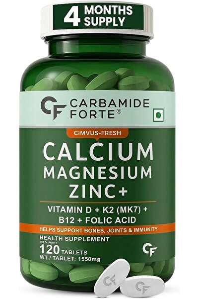 Carbamide Forte Calcium Citrate & Vitamin D3 Tablets | Calcium Magnesium Zinc...