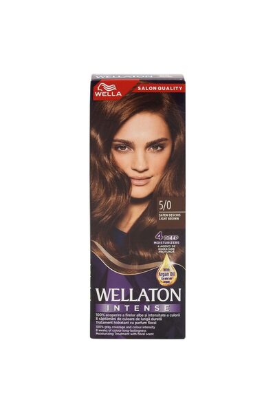 Wella Vopsea pentru Par, Wellaton, 5/0 Light Brown