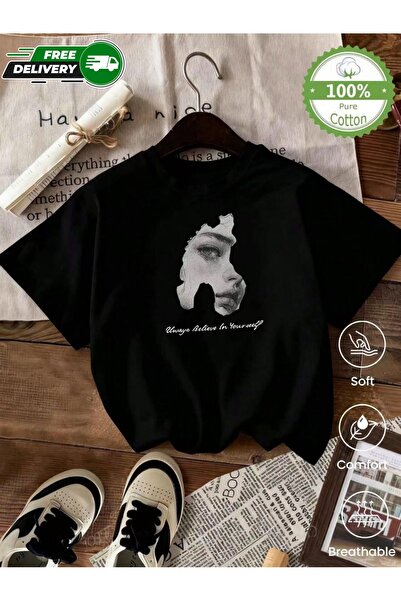 YHDZ 100% Cotton,women's Casual Cotton T-Shirt,Breathable Fabric, Machine Was...