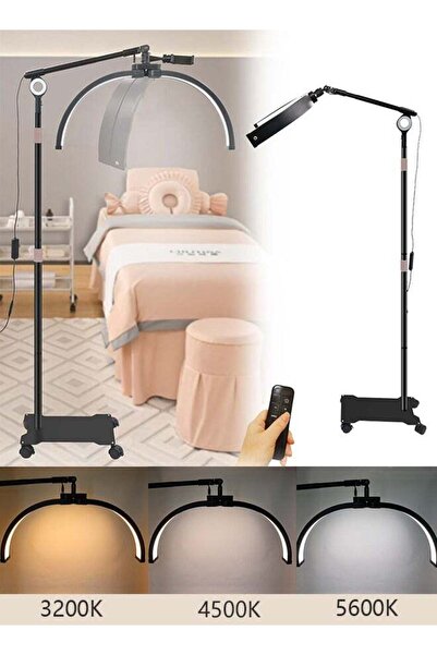 XIUWOO 2-in-1 Manicure Lamp, 3 Color Light, Adjustable Height, Removable Head...