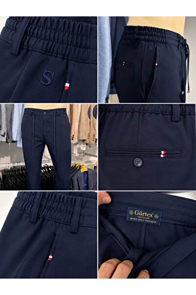 BYMEN ERKEK GİYİM Erkek Premium Lacivert paraşüt kumaş Jogger Pantolon – Slim...