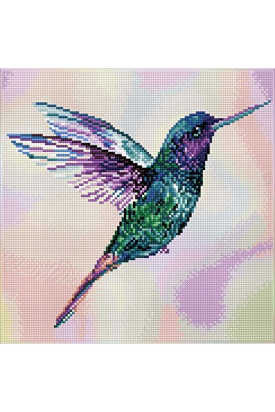 Liva Craft Elmas Mozaik Tablo Kuş Cıvıldaması – 32 x 32 cm